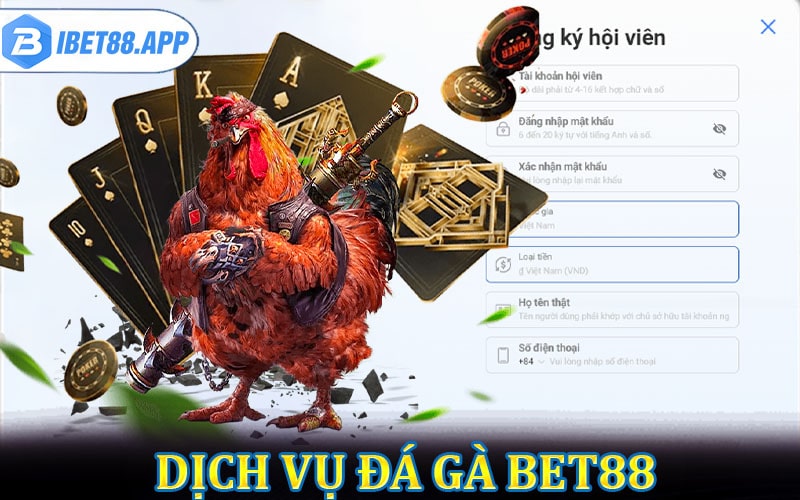 Tổng quan về dịch vụ đá gà bet88