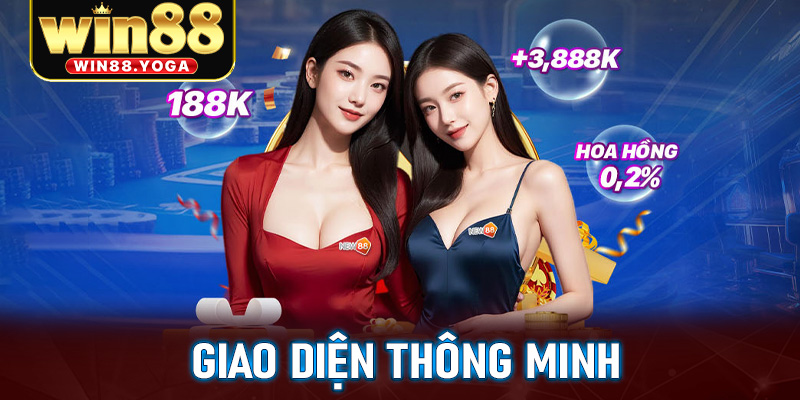 Giao diện thông minh, dễ thao tác cho mọi người chơi